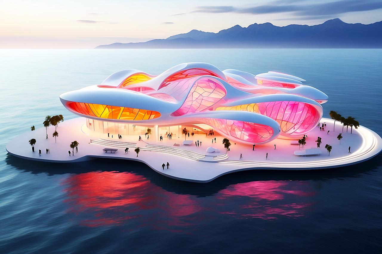 The Floating Glass Museum – A Design for Climate Change