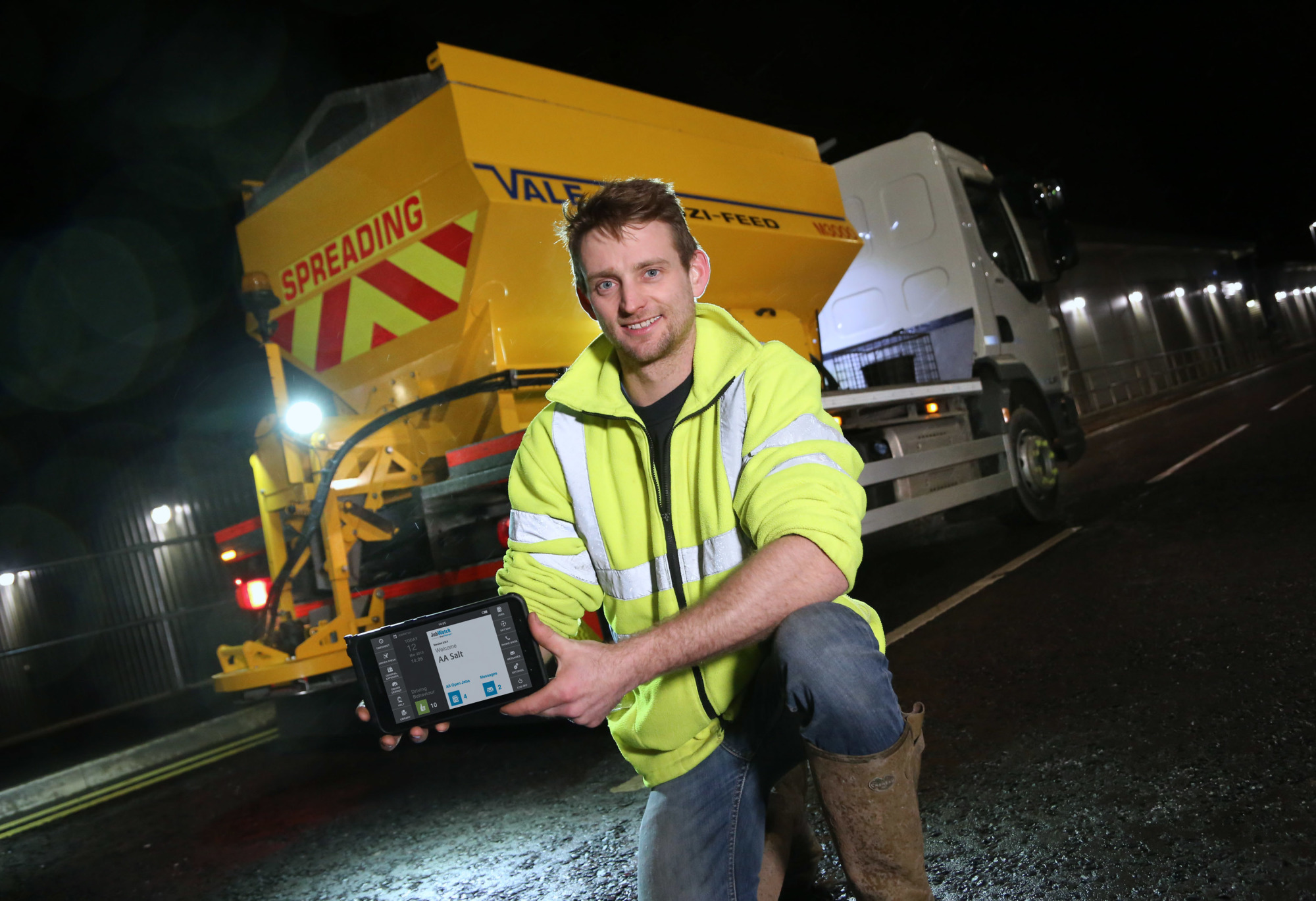 AA Salt gritting services has doubled the productivity of its operators with the introduction of the BigChange workforce management system.