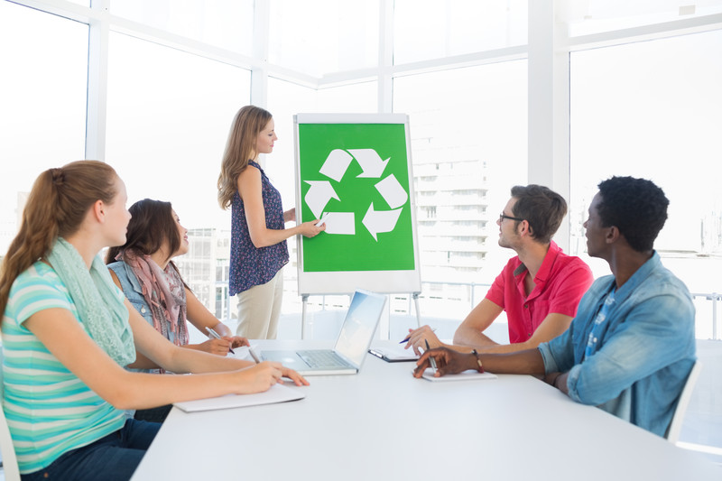 What steps can you take in the office to help our environment