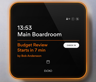 Evoko's Liso room booking system