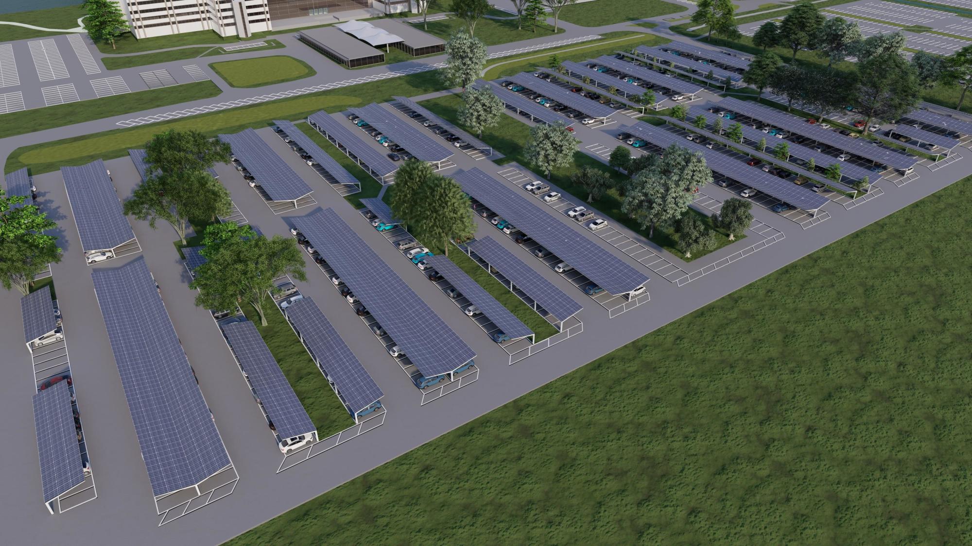 Mitie and Portsmouth City Council Unveil Plans for One of the Largest Solar Parking Canopies in UK