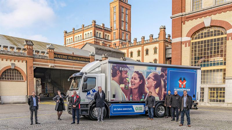 Carlsberg Takes Delivery of Electric Truck Fleet from Renault