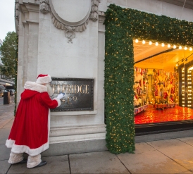 Selfridges is traditionally the first store in the world to reveal its Christmas window displays
