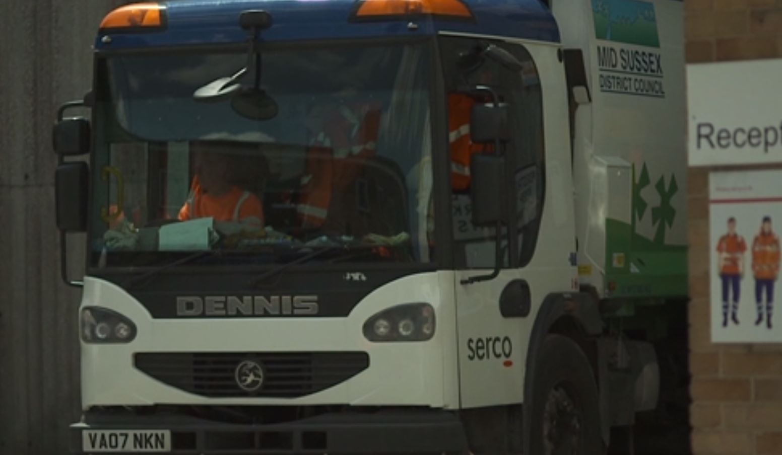 Serco Refuse collection lorry