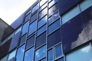 Solar glass building