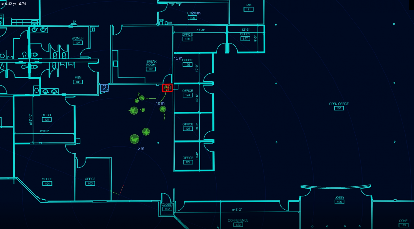 Floorplan using Lidar Tech