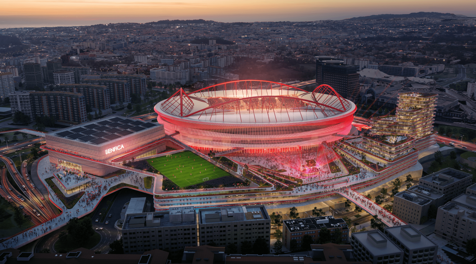 Designs Revealed for Benfica Stadium’s Modernisation Plans