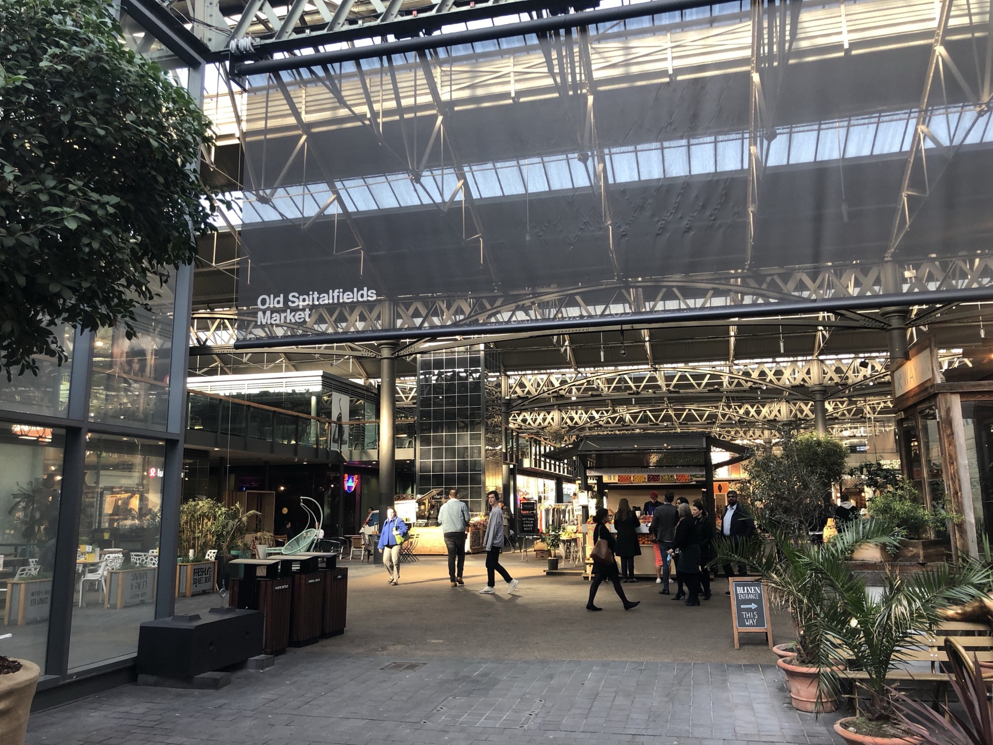 A lone worker protection system has been introduced at Old Spitalfields Market.