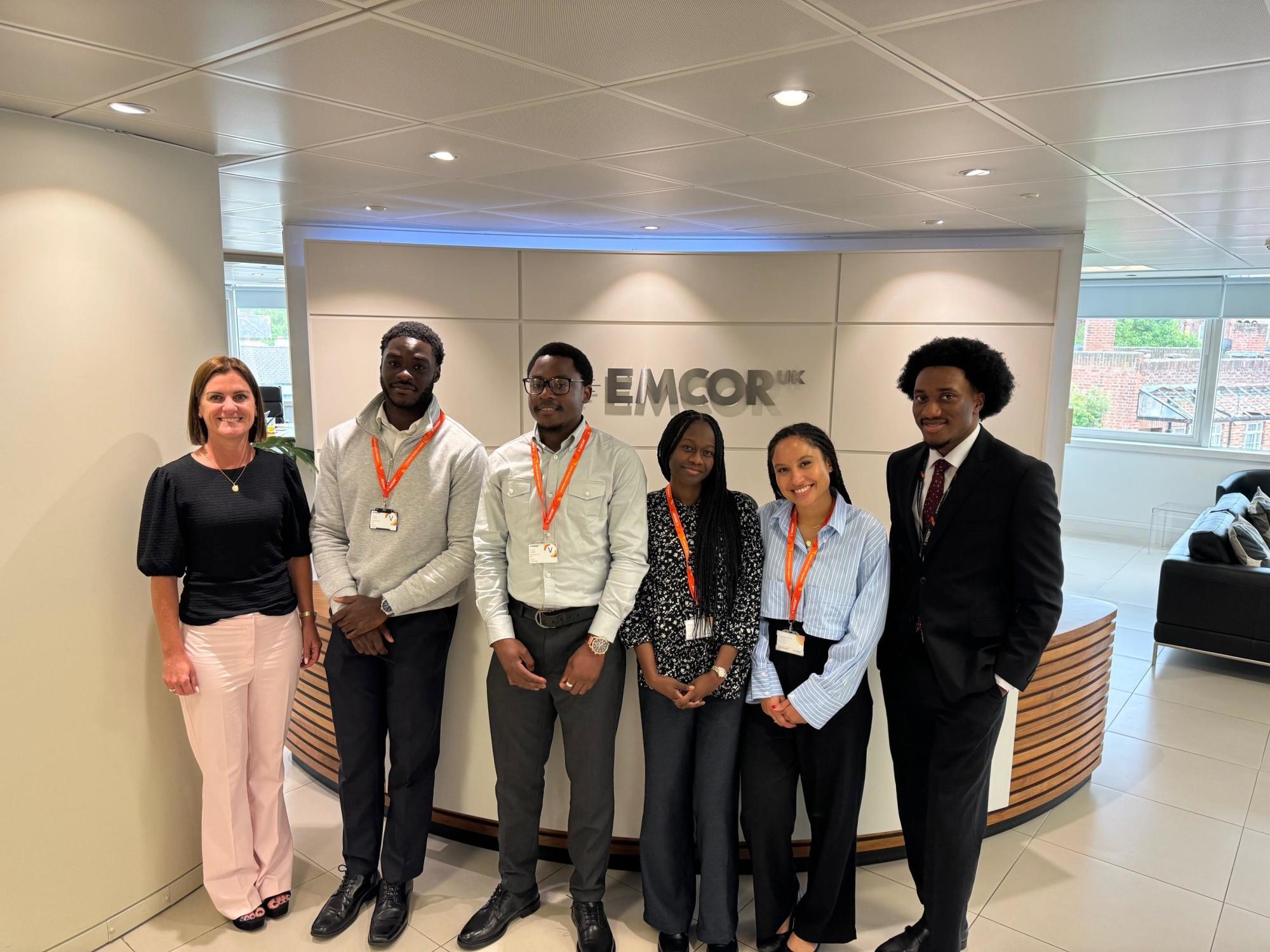 EMCOR Appoints Six New Interns From 10,000 Black Interns Programme