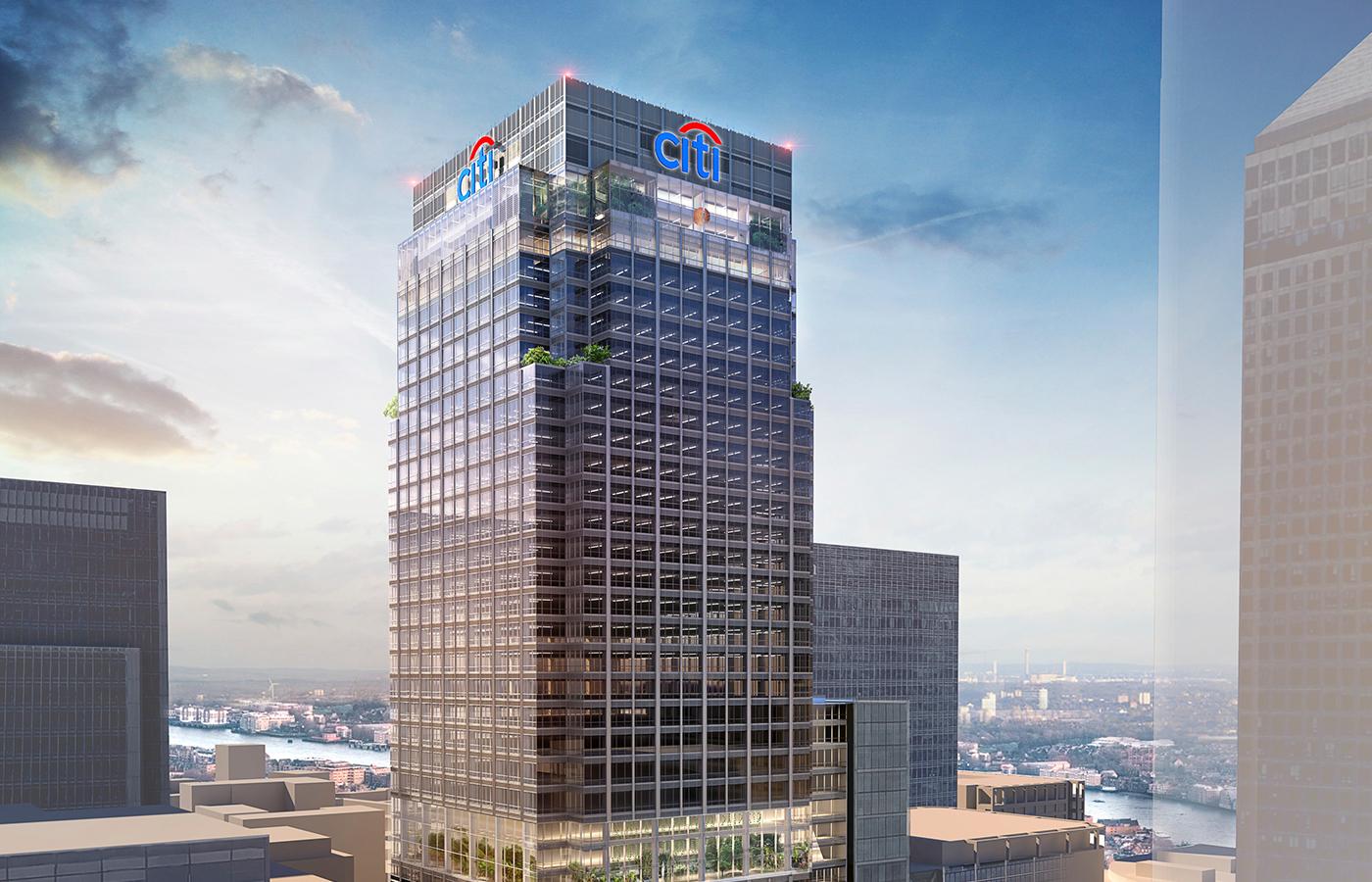 Canary Wharf's Citi Tower in £300m Retrofit