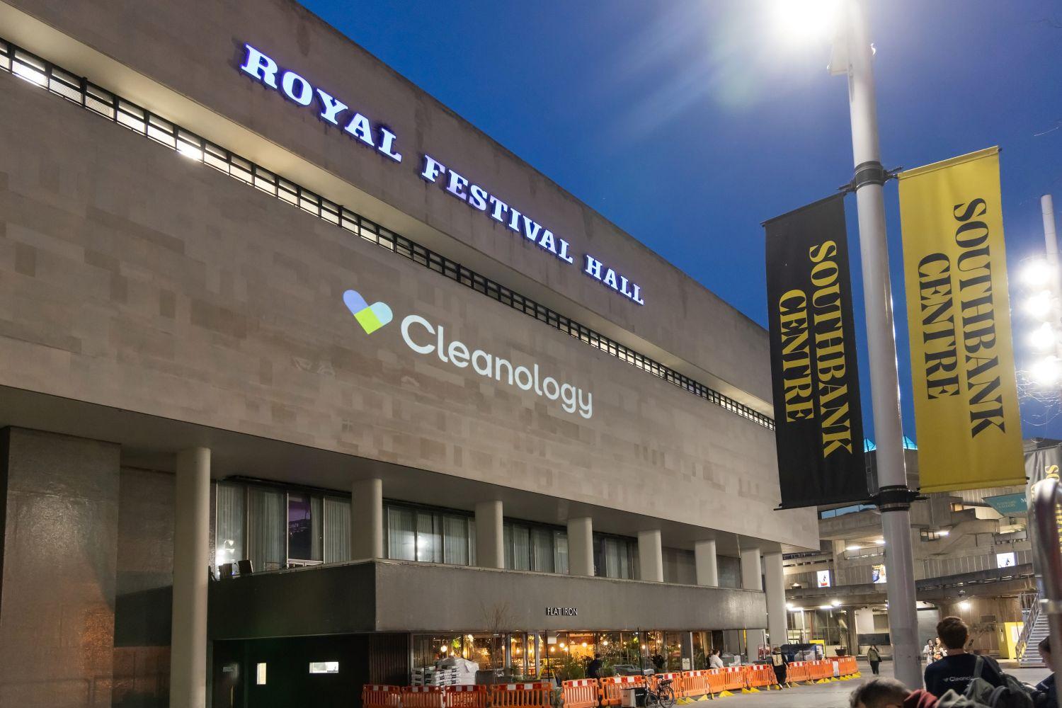 Cleanology Launches New Branding With Projections on London Buildings