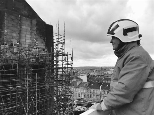 Mackintosh Building - Councillor Gives Hope