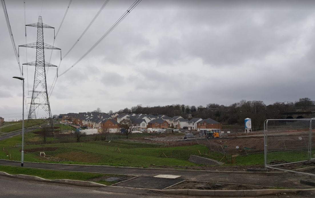 A typical Lanarkshire housing development where murdered security guard Mohammad Abu Sammour might have visited