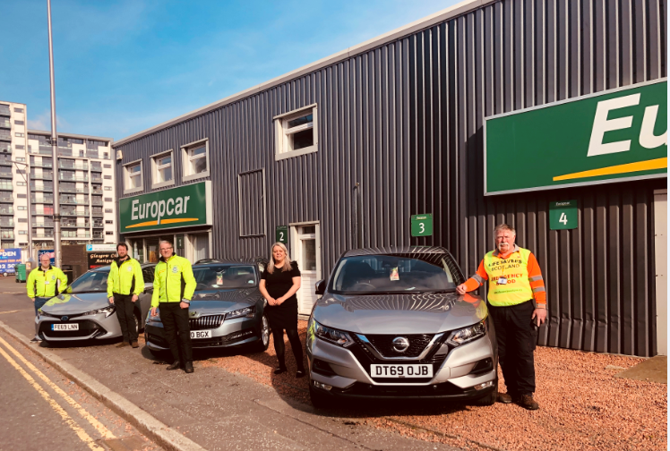 Europcar Provides Emergency Vehicles To LifeSavers Scotland Charity