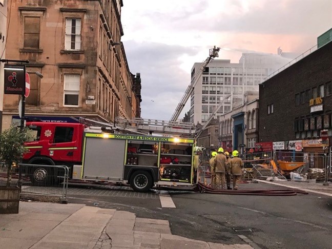 Glasgow fire disruption