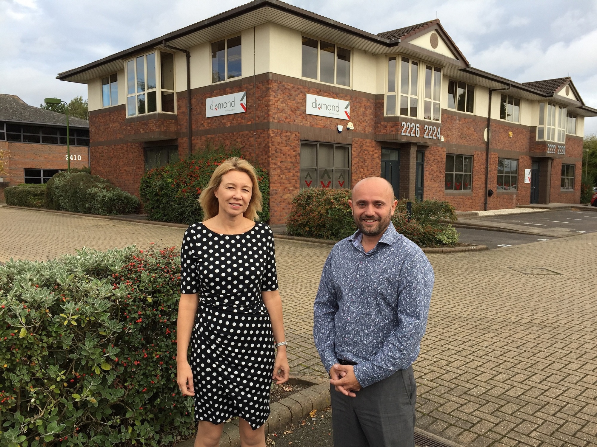 Helen Cooper and Adam Atkins on the Birmingham Business Park