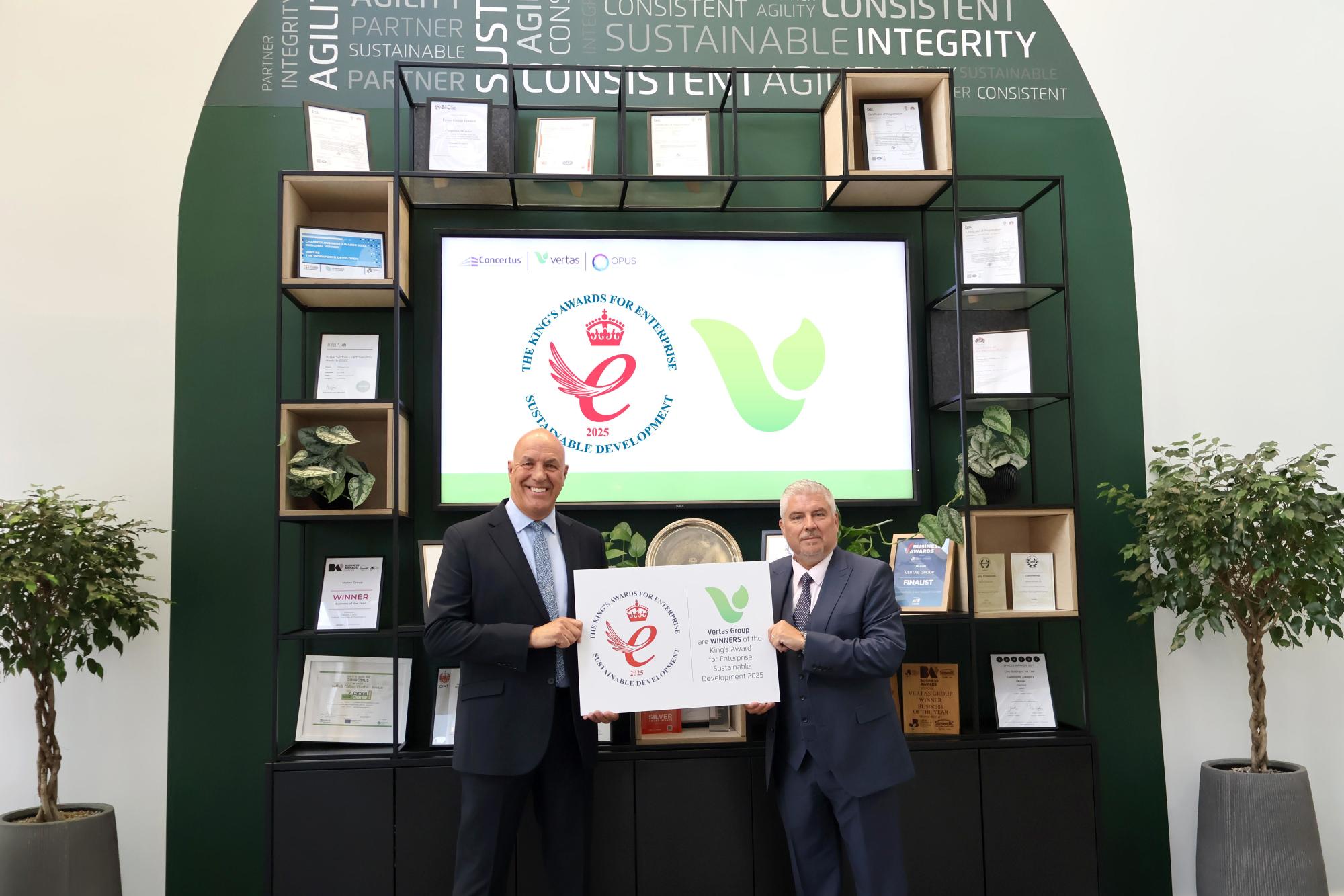 Vertas Group Named in the King’s Awards for Enterprise 2025