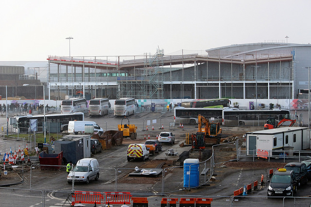 London Luton Airport Undergoing Development Work