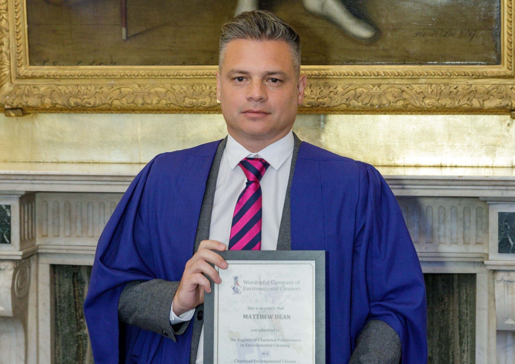 ISS’ Matthew Dean Secures Worshipful Company of Environmental Cleaners Award