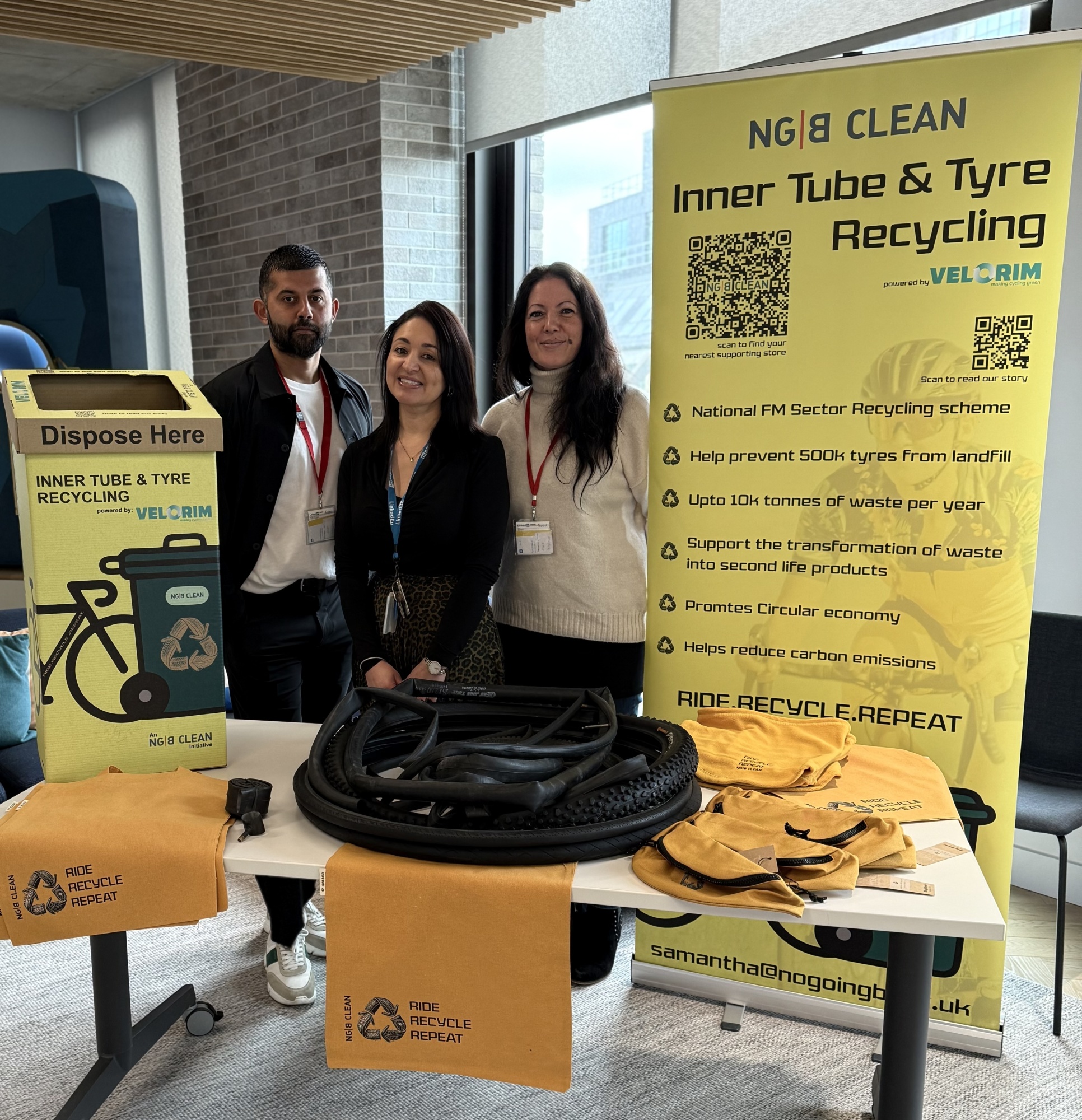 NGB Clean Launches ‘Ride, Recycle, Repeat’