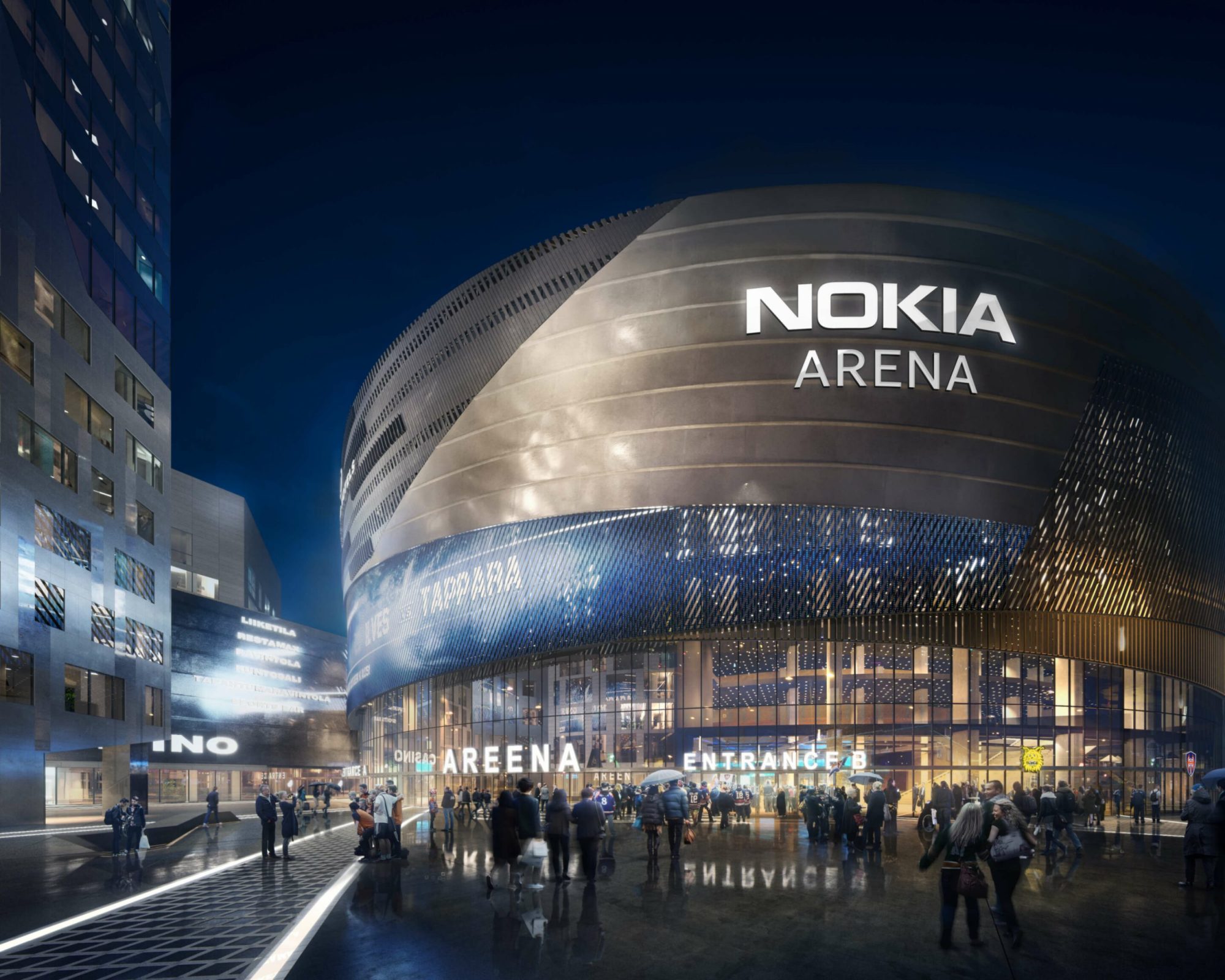 Finland’s Nokia Arena Reveals Touchless Security Technology