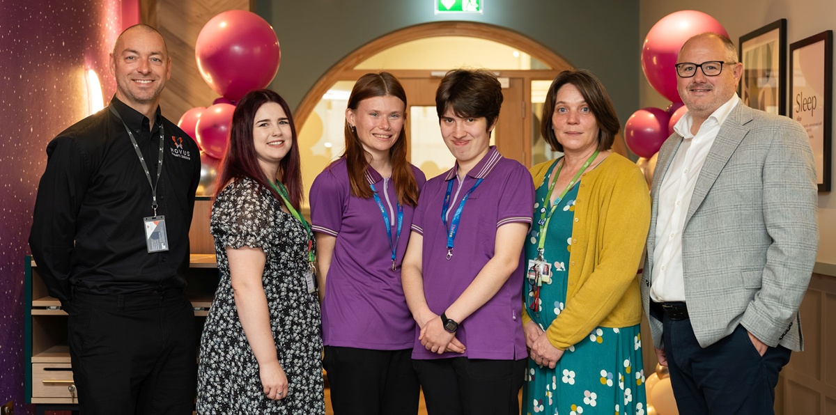 An image of some of the Novus and Premier Inn Teams at the Training Facility