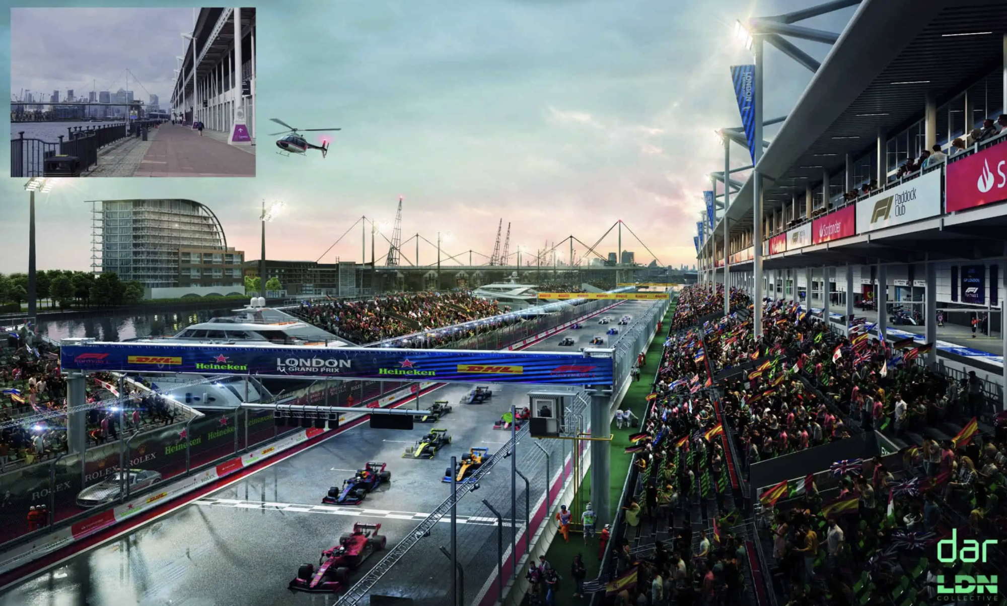 Royal Docks to be Reimagined as Potential London Grand Prix Host