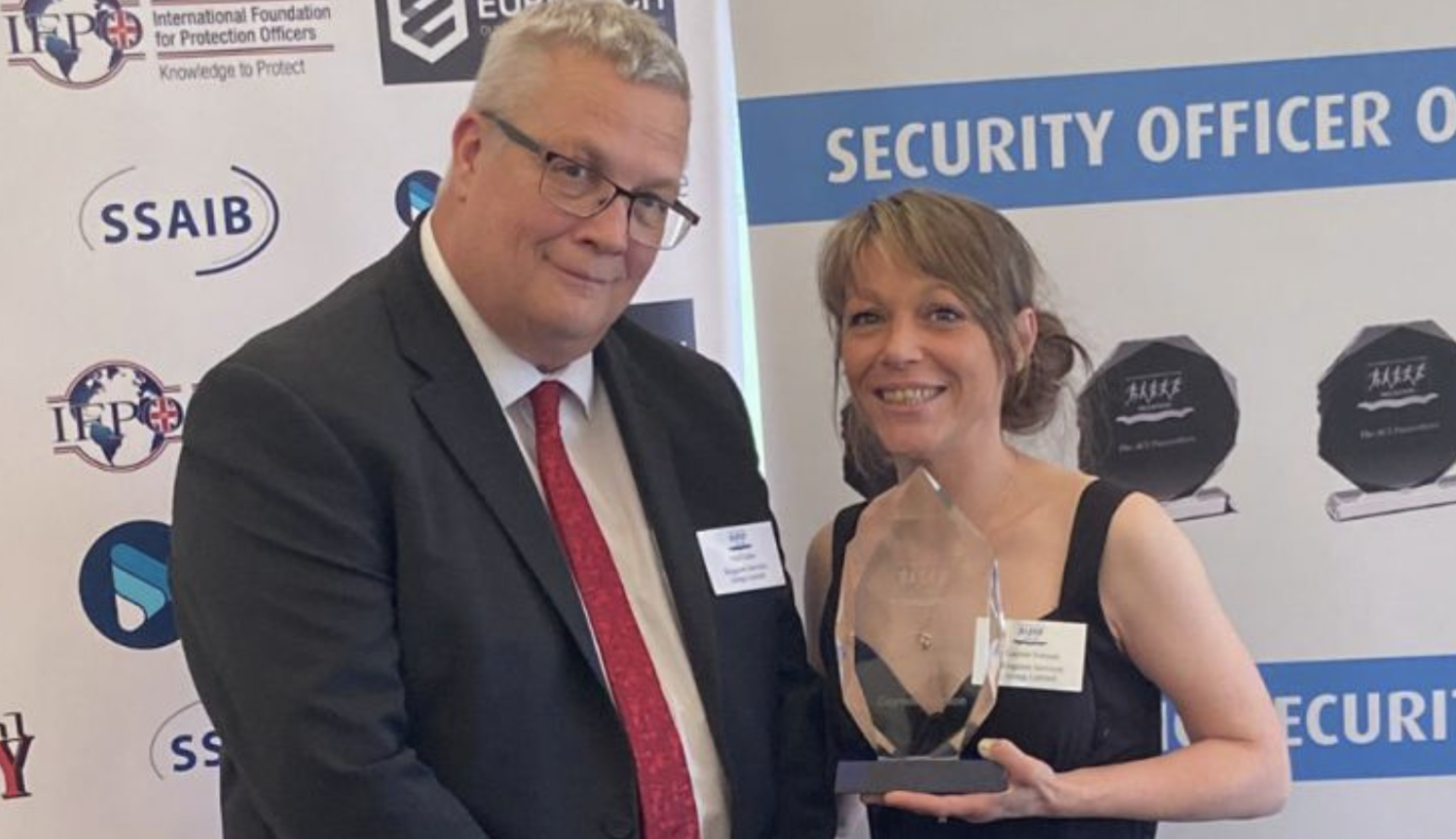Security Officer Awarded Industry Distinction for Helping Distressed Student