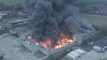 Ocado Fire at Andover