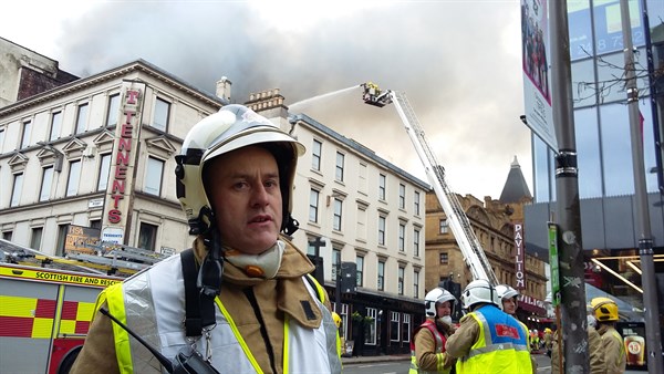 The fire in Sauchiehall Street