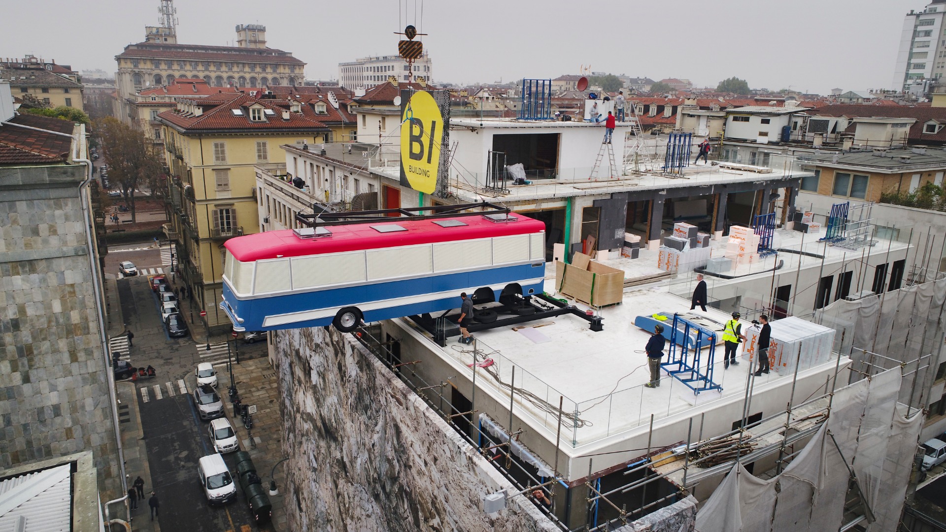 Italian Job Artwork Installed In Turin