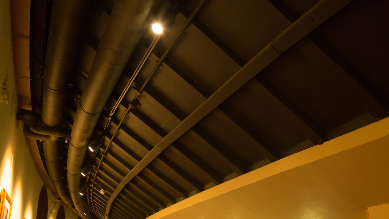 Internal pipework in Royal Albert Hall