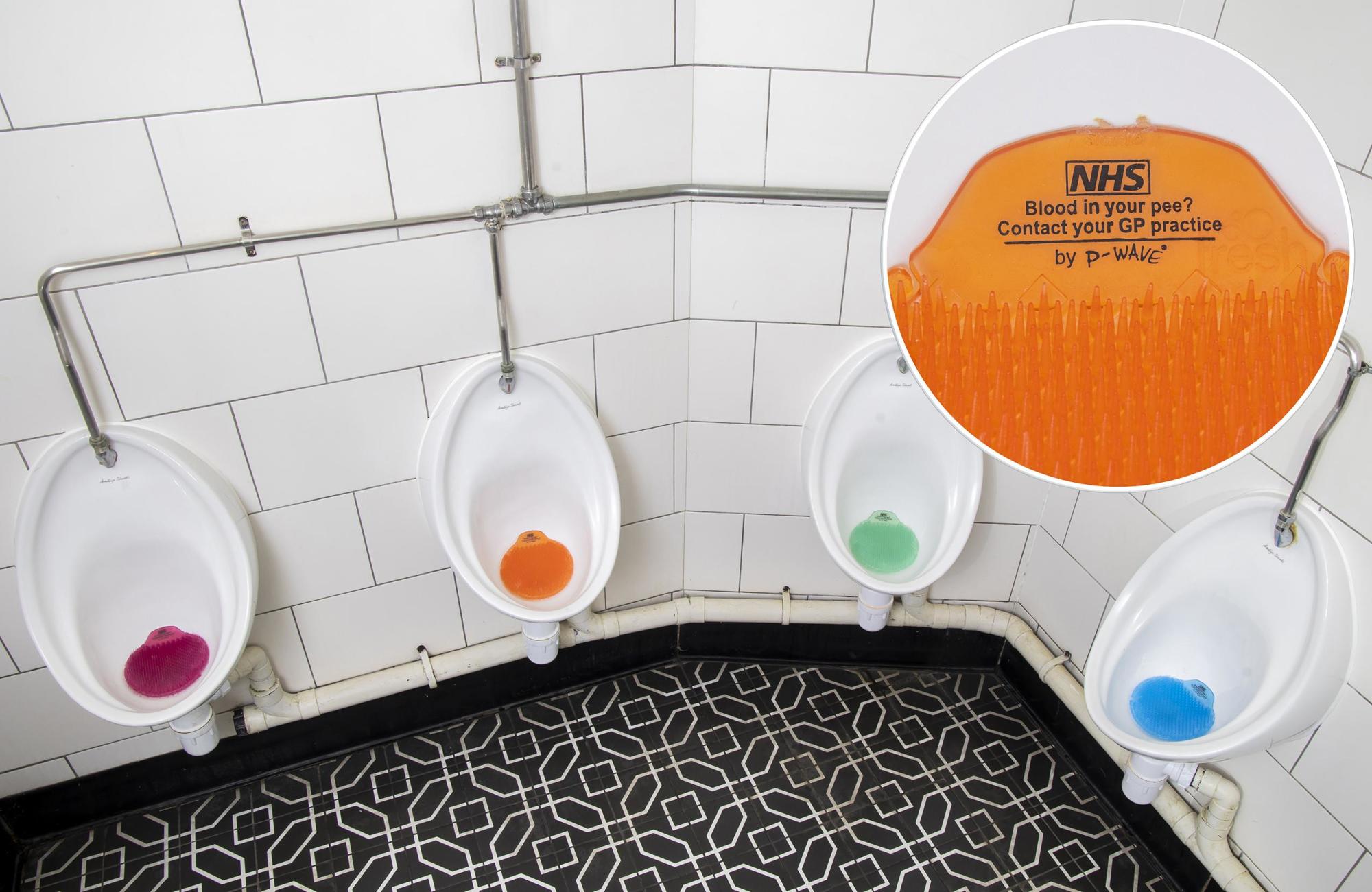 NHS England Uses Urinal Mats to Deliver Cancer Warnings
