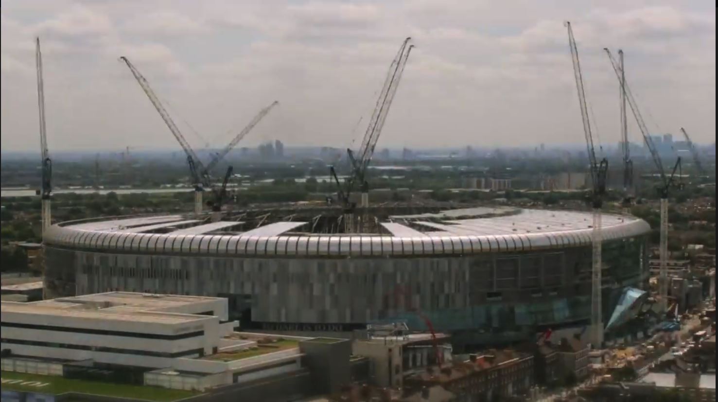 The Tottenham Hotspur Stadium is almost due for completion - image June 2018