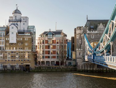 Tower Bridge Court as it looks today