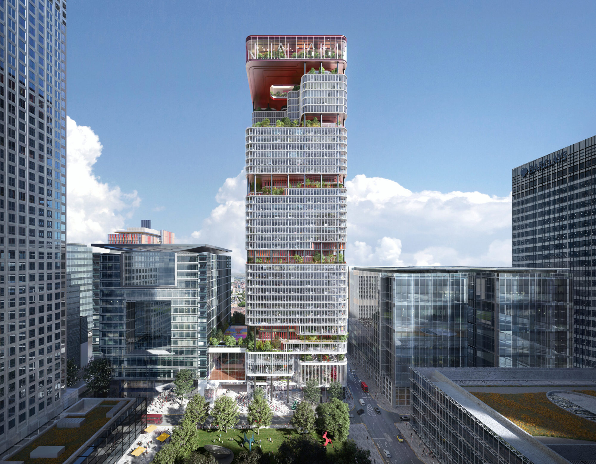 8 Canada Square Plans Published by Canary Wharf Group
