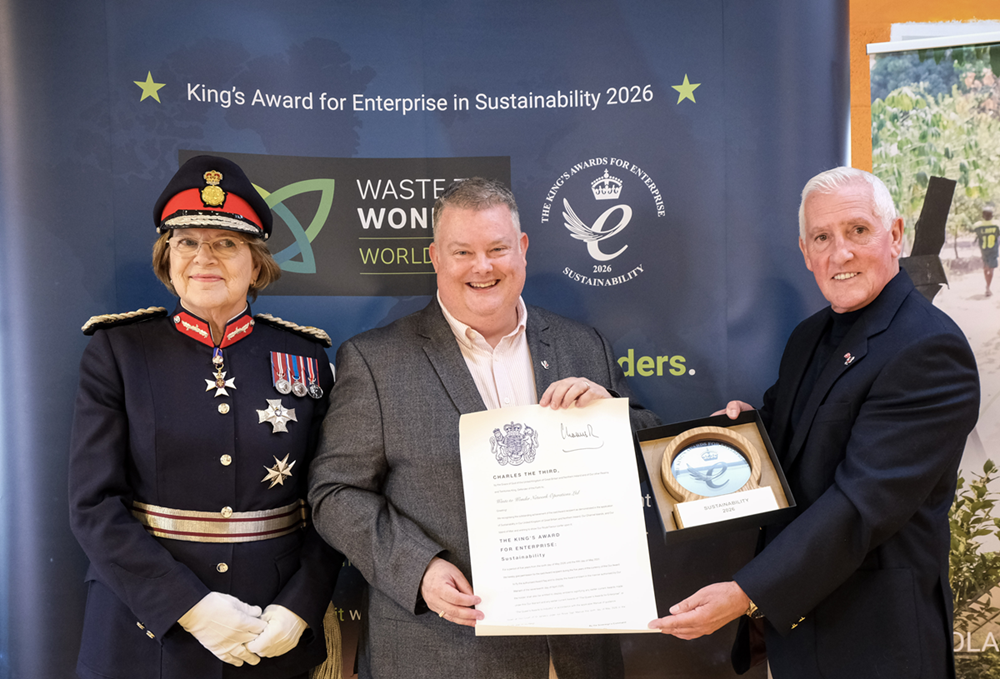 Waste To Wonder Worldwide Presented With The King’s Award For Enterprise In Sustainability